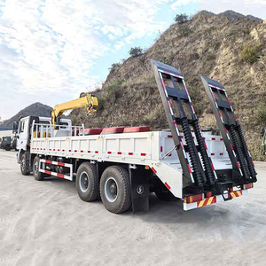 Camión de Remolque de Plataforma SHACMAN con Grúa y Rampa, Transporte Pesado, Diésel, Transmisión Manual, Carga Útil de 14000 kg, Nuevo - Product Image 5