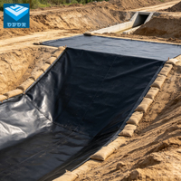 Géomembrane HDPE pour projet de biogaz, anti-infiltration et imperméable