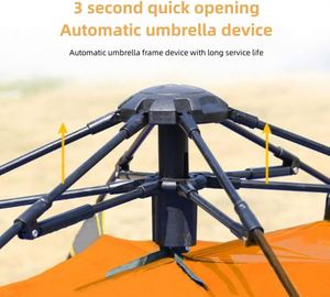 Hot Sale Customized Ultralight Automatic <b>Waterproof</b> One Bedroom Camping <b>Tent</b> Portable Polyester Modern Design for Outdoor Use - Product Image 2