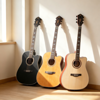 China 41 Inch Acoustic Guitar Travel Guitar Professional Acoustic Guitar for Children Sale Beginners