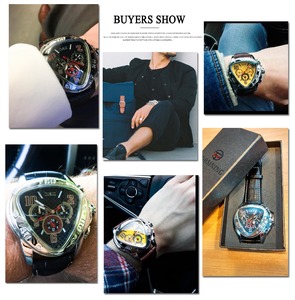 Reloj Mecánico Automático para Hombre JARAGAR 951 con Esfera Triangular, Calendario Sábado-<span class=keywords><strong>Domingo</strong></span>, Esfera Grande, Movimiento Personalizable <span class=keywords><strong>de</strong></span> Fábrica, Logotipo Personalizable - Product Image 5