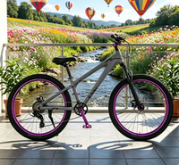 Vélo Dirt Jump Stunt MTB, Vélo à frein à disque avec jantes en alliage couleur assortie pour le cyclisme freestyle en park, vente en gros