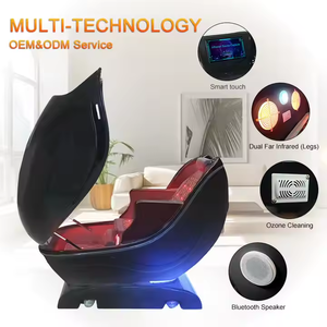 קפסולות סאונה אינפרא אדום חדר סאונה עם גלישת slimming אוזון ספא קפסולת ספא אורות אדומים אקריליק סלון יופי - Product Image 6