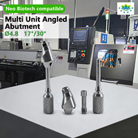 Neo Biotech Multi-Unit Angled Abutment MUA Healing Cap Screw-Retained Straight Parts for All-on-4 Lab Custom Factory Direct