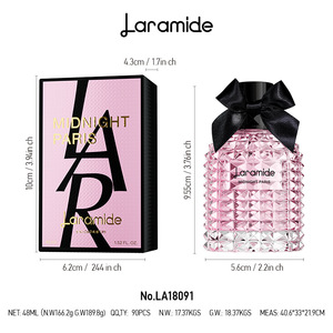 Parfum Laramide <span class=keywords><strong>Midnight</strong></span> <span class=keywords><strong>Paris</strong></span>, bois de santal, musc, vanille, jasmin, style parisien, parfum de niche longue durée pour mariage et soirée - Product Image 4