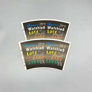 Disposable Double-Sided PE Coated Eco-Friendly Food-Grade Recyclable Coffee <b>Paper</b> Cup Fan for High Quality <b>Paper</b> Cups - Product Image 3