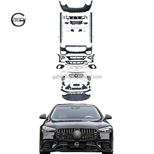 Kit de carrocería W223 para <span class=keywords><strong>Mercedes</strong></span> <span class=keywords><strong>Benz</strong></span> W223 Clase S, actualización <span class=keywords><strong>S63</strong></span> <span class=keywords><strong>AMG</strong></span>, parachoques de coche, difusor trasero, puntas, falda lateral, parachoques delantero de coche, parrilla de coche - Product Image 1