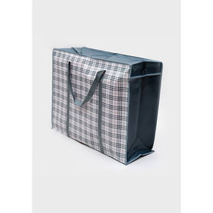 Grand sac non tissé à carreaux - Product Image 1