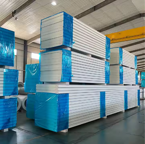 Meilleur prix <span class=keywords><strong>machine</strong></span> de fabrication de panneaux sandwich en laine de roche/EPS pour chambre froide matériel de construction à vendre ligne de production de carreaux en acier - Product Image 1