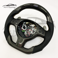 Volant en fibre de carbone noir brillant pour BMW Série 3 E46 Automatique SMG M3 M Sport 2001-2006