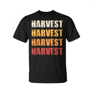 T-shirt Fête de la Récolte Automne : Récolte de la citrouille et des pommes – Chemise de fermier - Product Image 2