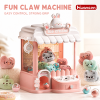 KZHM Machine à griffes à jouets en peluche, modèle lapin mignon, jeu d'arcade éducatif pour enfants, avec œufs surprise, cadeaux pour garçons et filles