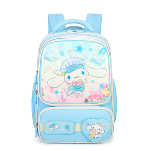 2025 dibujos animados bonitos para <span class=keywords><strong>Kuromi</strong></span> <span class=keywords><strong>mochila</strong></span> <span class=keywords><strong>escolar</strong></span> de gran capacidad impermeable niñas moda estudiantes de primaria cremallera forro de poliéster - Product Image 5