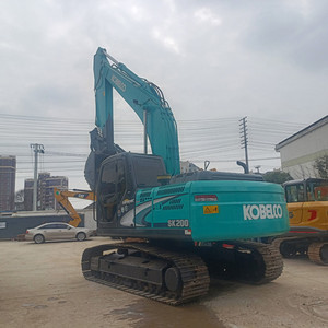 Excavadora Kobelco SK200 de 20 toneladas con cazo de excavación de 1m³ de capacidad, excavadora de cadenas Kobelco SK200 usada - Product Image 4
