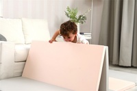Tapis de jeu pliable pour bébé en gros direct d'usine Tapis d'escalade en mousse XPE pour bébé de couleur unie