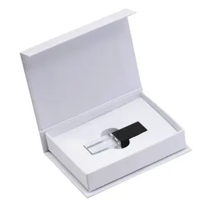 Custom Print Luxury Wedding Photo Memory Storage Usb Flash Drive Gift Boxes Packaging Personalized Packing Usb Box