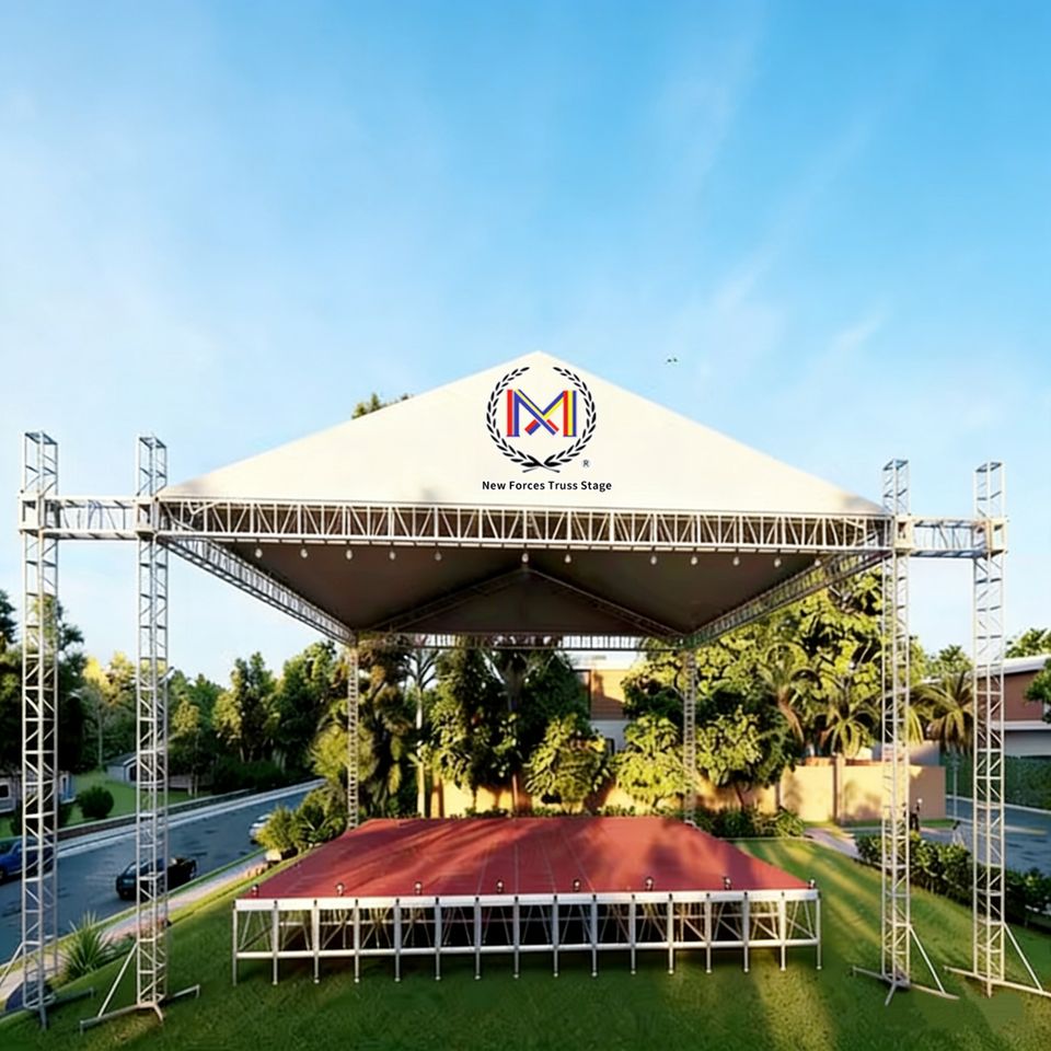 Aluminum Concert Stage Roof Truss System Outdoor Event Canopy Stage ...