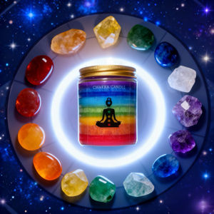 Bougie aromathérapeutique en cire de soja créative arc-en-ciel de haute qualité dans un bocal en verre pour Diwali et les bars - Product Image 4