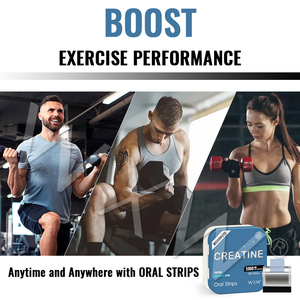 Excelente precio vegana biotina creatina tira Oral crecimiento muscular creatina monohidrato suplemento energético formato de película para adultos - Product Image 3