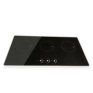 New Release 3 <b>Rings</b> Cookplate Induction Cooktop Knob Control 6200W - Product Image 1