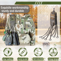 Ceinture de transport pratique avec cintre multifonctionnel pour la chasse et le tir Type de support d'arbre