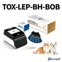 Kits de test rapide combinés TOX LEP & BH BOB pour animaux, acides nucléiques ADN/ARN vétérinaires, test POCT en 15 min, garantie 1 an, prix usine DawnSail