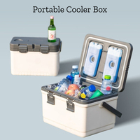 Glacière isotherme portable pour pique-nique et pêche, boîte de conservation au frais pour l'extérieur