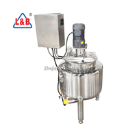 Mélangeur de sirop de glucose liquide à petite échelle de chauffage électrique de 100 litres d'acier inoxydable avec le mélangeur