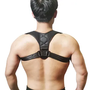 Unisex Upper Back Brace Strap Corrector De Postura Adjustable Breathable Back Support Straightener Posture Corrector