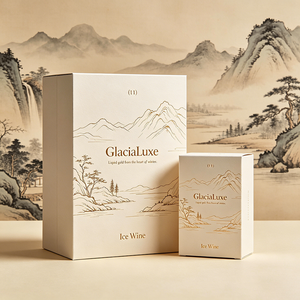 Boîte de luxe personnalisée en carton ondulé avec dorure à chaud, pour vin blanc Noble Harvest, carton d'expédition et d'envoi premium - Product Image 3