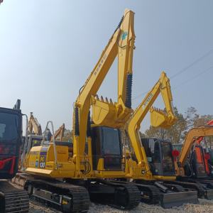 Excavadora de cadenas usada Komatsu PC130 de tamaño mediano, modelo 2021-2023, 13 toneladas, bajo consumo de combustible, motor incluido. - Product Image 5