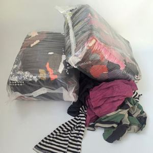 Trapos de Algodón 100% Reutilizables y Económicos para Limpieza Industrial, 25kg/10kg, Trapos de Camiseta para Limpieza - Product Image 1