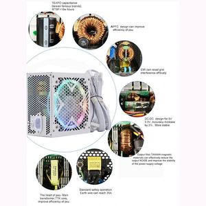 PRIX D'USINE Alimentation électrique Zumax ATX 3.0 pour jeux 550W 650W 750W <span class=keywords><strong>850W</strong></span> 80 Plus <span class=keywords><strong>Bronze</strong></span> - Product Image 3