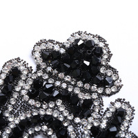 Patchs brodés en strass alphabet Bling, appliques décoratives DIY tendance pour sacs, chaussettes, chapeaux, vêtements – Vente en gros