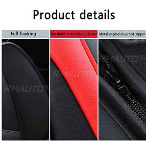 Housse de siège avant universelle pour voiture, en cuir PU respirant, ensemble de coussinets de protection pour sièges de voiture, accessoires de voiture - Product Image 6