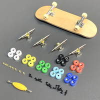 Fingerboard professionnel en bois d'érable, fingerboard complet en bois avec écrous, camions, kit d'outils