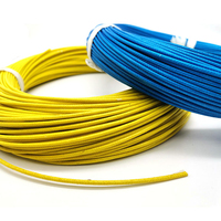 Cable de alto voltaje 3KV/6KV/10KV/20KV/30KV DC de alta temperatura 200 ° C 16AWG 18AWG 20AWG Cable de aislamiento de goma de silicona