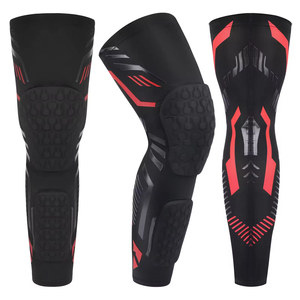 Protection de genou anti-collision professionnelle, épaisse, flexible, respirante et légère en nylon/spandex pour le basketball, le cyclisme et la course à pied - Product Image 6