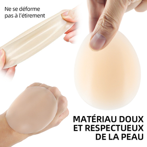 Autocollant sans colle cache-téton en silicone doux et léger pour un confort discret - Product Image 4