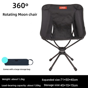 Silla de Playa Plegable Giratoria de Aluminio de 360 Grados, Diseño Moderno, Ecológica, Portátil, para Jardín, Camping, Silla de Descanso para Exteriores - Product Image 2