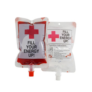Bolsas para Bebidas con Diseño de Halloween, Estampado de Sangre, Zombis y <span class=keywords><strong>Veneno</strong></span>, para Envasado Reutilizable de Champán y Agua Mineral - Product Image 5