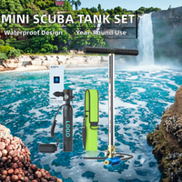 Nouveau design 2026 – Mini-bouteille de plongée professionnelle étanche en ABS de 0,5 L pour sports aquatiques en extérieur, ajustement direct toutes saisons