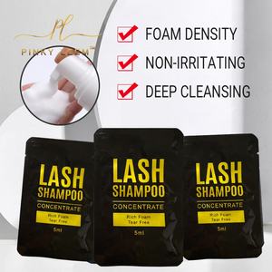 Pinky leem Marque privée Lashshampoo Enrichissement 5ml Nettoyant pour cils Brosse Nettoyant pour extensions de cils Mousse Nettoyant pour cils - Product Image 5