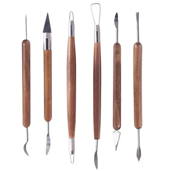 6pcs clay sculpting tools pottery starter