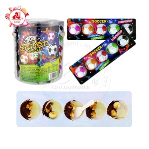 5 in 1 <strong>Football</strong> Choco Cup Milk <strong>Chocolate</strong> &amp; Crispy Biscuit Candy - Product Image 1