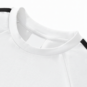 เสื้อครอปสตรีทแบบข้ามพรมแดนเสื้อผู้หญิงแขนสั้นบล็อกสี Y2K - Product Image 1