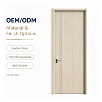 Porte battante intérieure moderne minimaliste sculptée, décor à lignes verticales en grain de bois, panneau en aluminium cristal de carbone, insonorisation optionnelle