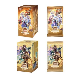 Tarjeta Genshin Impact Original Genuina, Tarjeta de <span class=keywords><strong>Dios</strong></span> Original, Tarjeta de Batalla de los Siete Santos, Suplemento de Paquetes Pre-grupados de Colección - Product Image 1