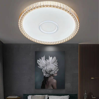 Plafonnier LED moderne en fer 24W 36W IP20 à montage en surface Ra80 120° Angle de faisceau Dimmable 3000-6500K Éclairage intérieur