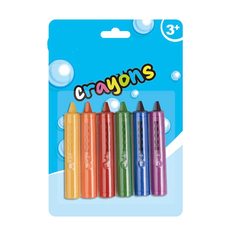 Crianças Engraçado brinquedos de pintura Não-tóxico Seguro Lavável crayon sets Smooth Water Soluble Crayon Bebê Bath Crayons kits